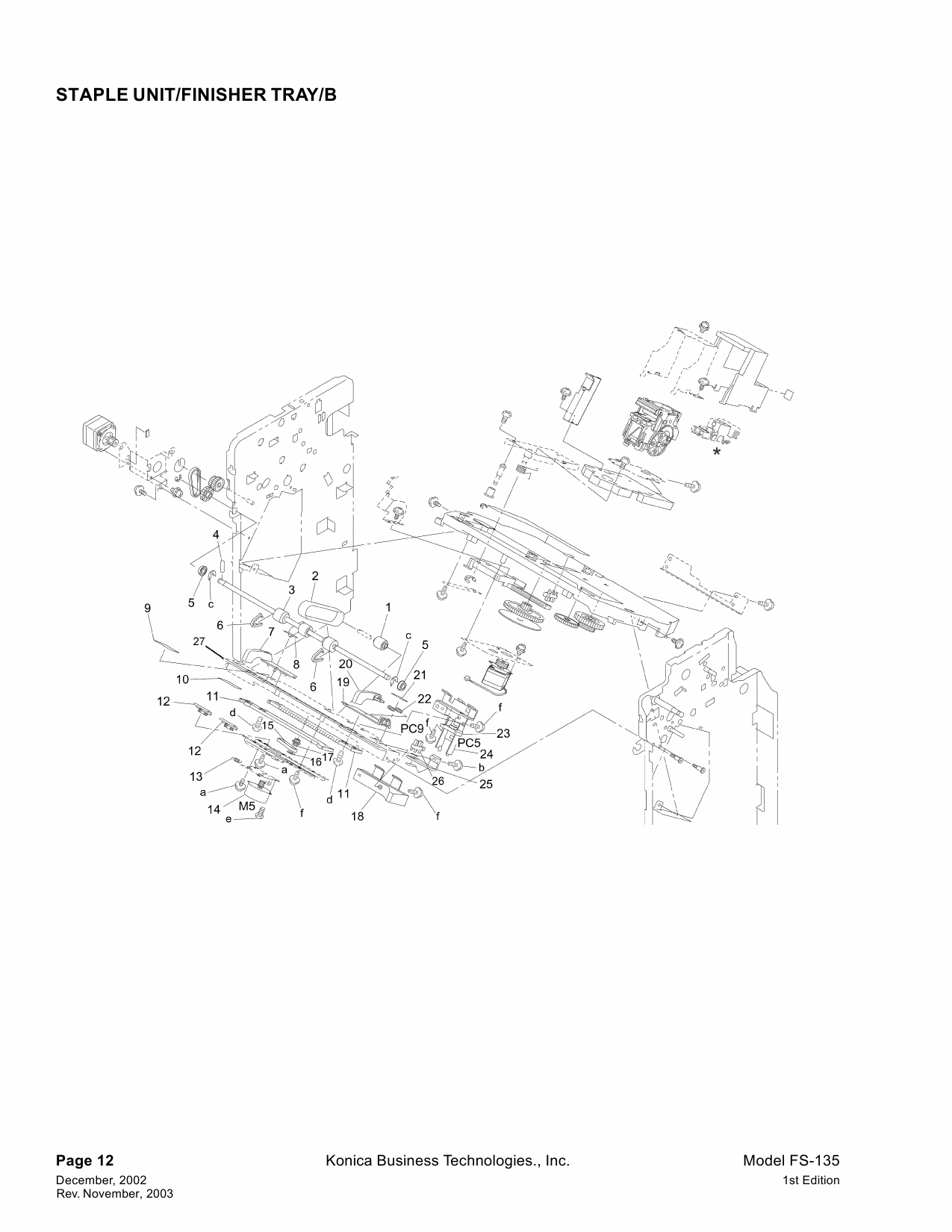 Konica-Minolta Options FS-135 Parts Manual-6